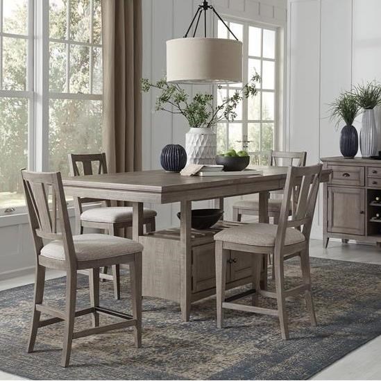 Magnussen Home Paxton Place Dining 5pc Dining Room Group Value City